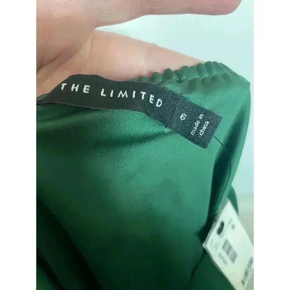 The Limited Halter Ruffle Mini‎ Dress Green Size 6 - Picture 13 of 14